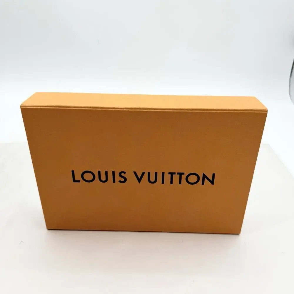 Louis Vuitton Authentic Orange Empty Magnetic Gift Box & Tissue 12" x 8" x 2" - Picture 2 of 8